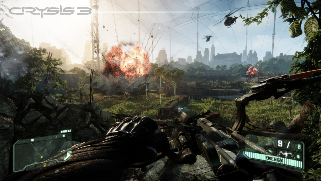 Crysis 3 Review 2 Crysis3ExplosionsBeneaththeLibertyDome
