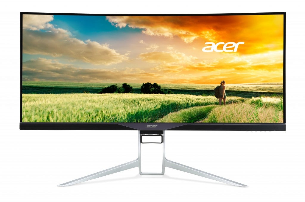 Acer's impressive 34-inch Curved QHD Monitor supports AMD FreeSync technology 1 XR341CK Monitor Straight On