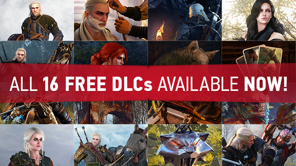 The Witcher 3 Wild Hunt S Free Dlc Program Is Completed All 16 Dlcs Are Now Available Saving Content