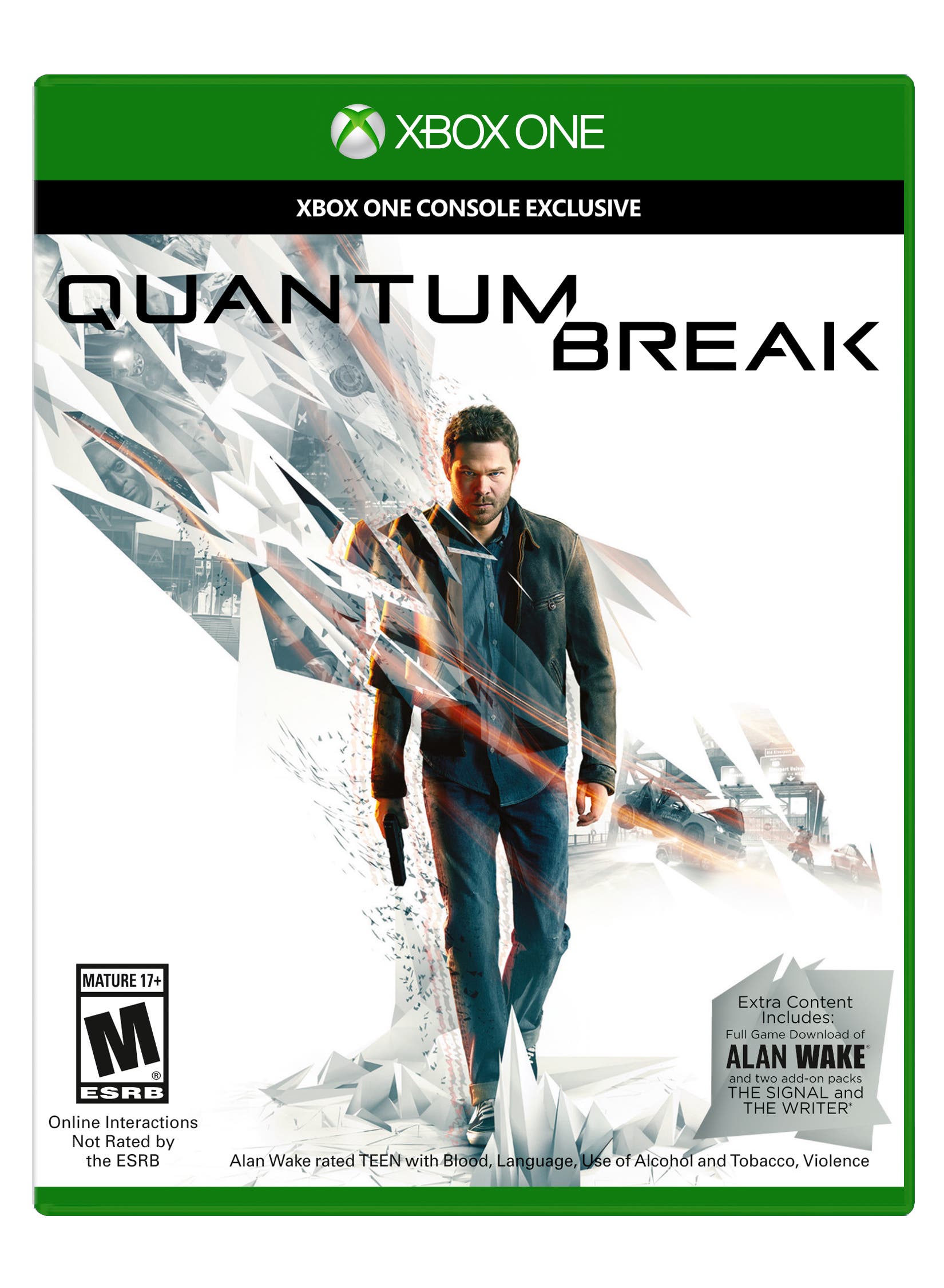 Quantum Break Xbox One Box Shot Angle Front