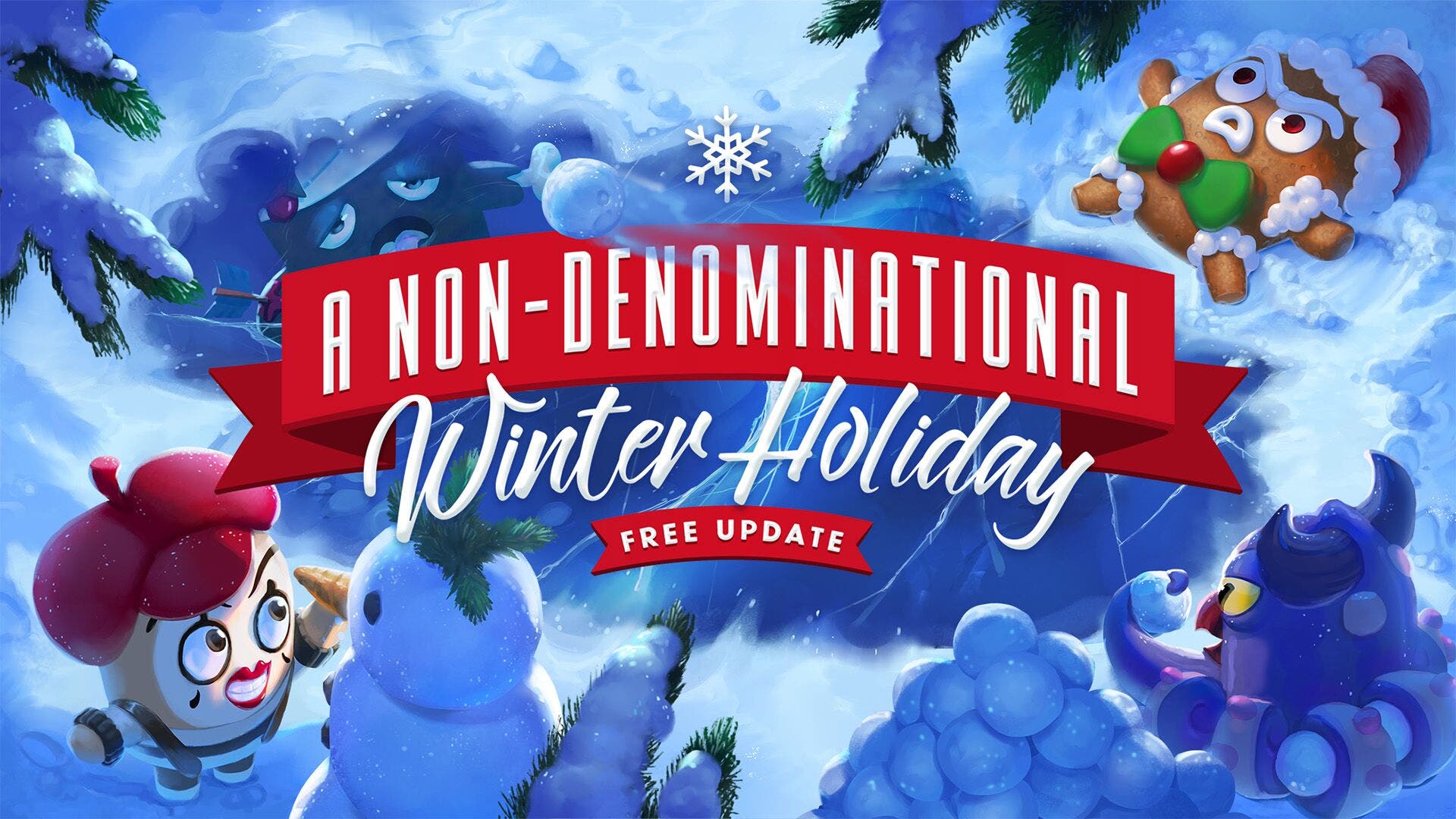 Free Winter Holiday Game Backgrounds 