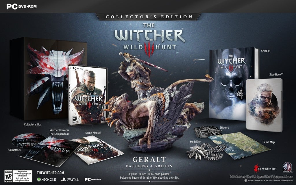 WARNER BROS EN ERSB The Witcher 3 Collectors Edition PC