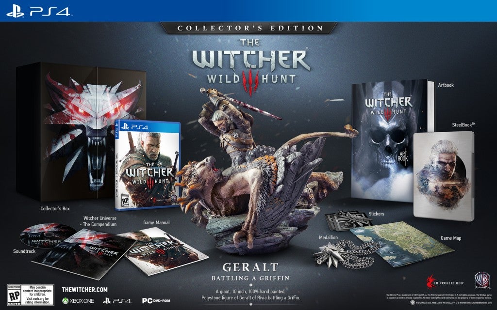 WARNER BROS EN ERSB The Witcher 3 Collectors Edition PS4