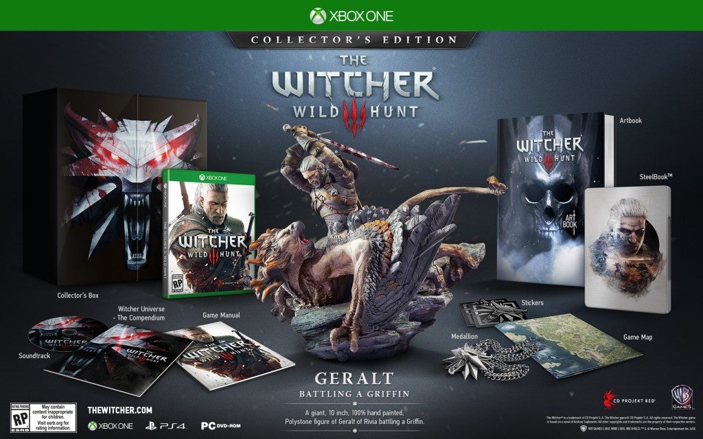 WARNER BROS EN ERSB The Witcher 3 Collectors Edition X1