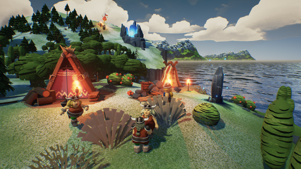 A woodcutter for material supply