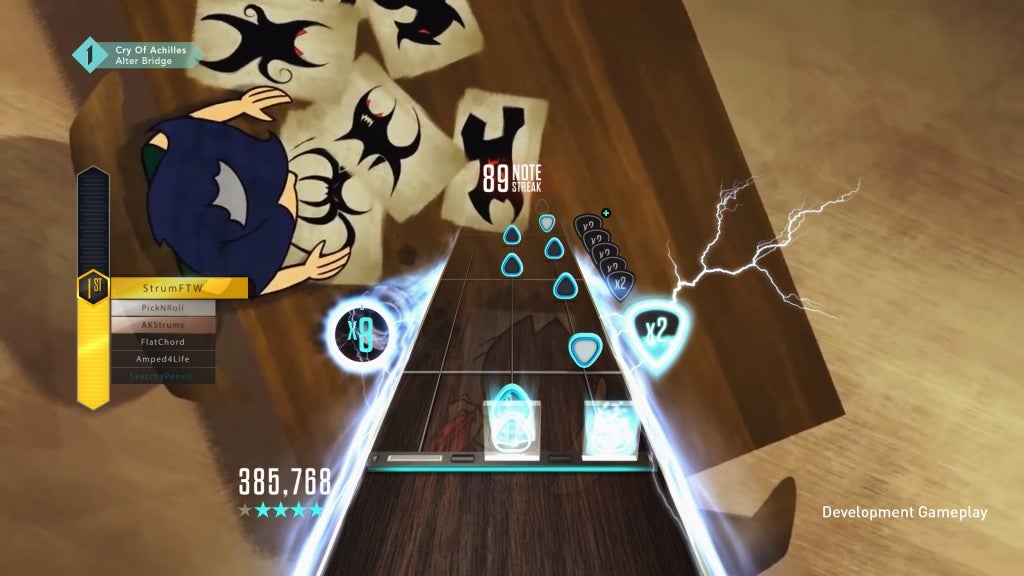 Guitar Hero Live GHTV gameplay using Double Multiplier Hero Power