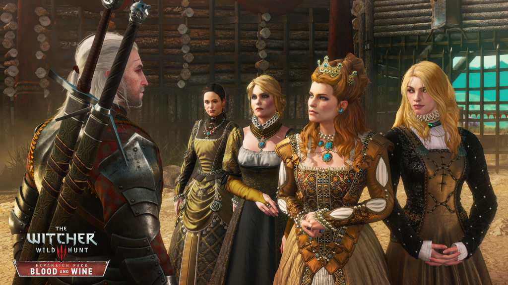 The Witcher 3 Wild Hunt Blood and Wine Anna Henrietta and her entourage RGB EN