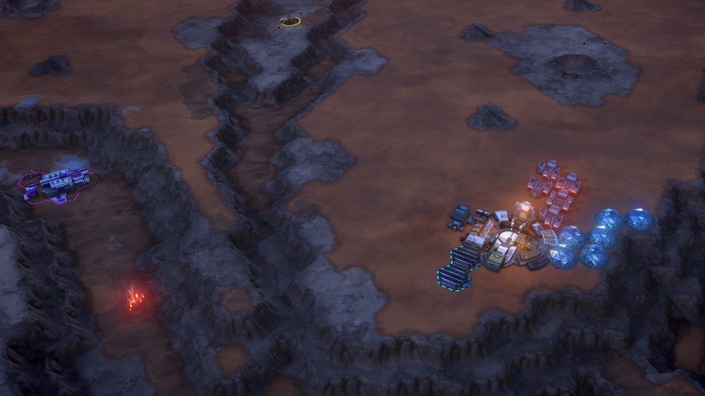 Offworld Trading Company Eberswalde Crater Night