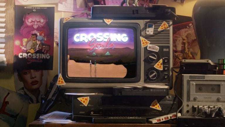 crossing souls the 80s pixel art