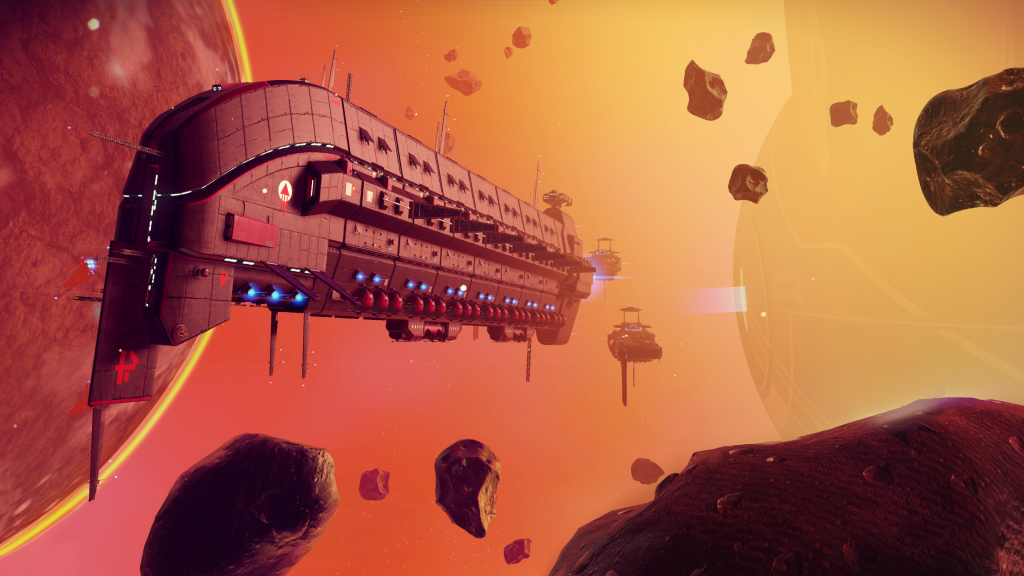 No Man's Sky coming to Xbox One, will include free update called "No Man's Sky NEXT" 7 Capital Freighter