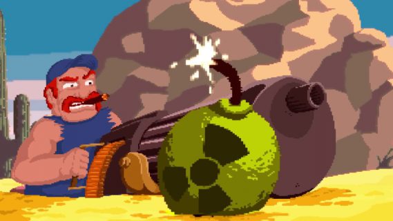 bombslinger is a wild west bombe