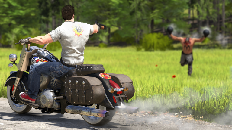 Serious Sam 4 Motorcycle Shot