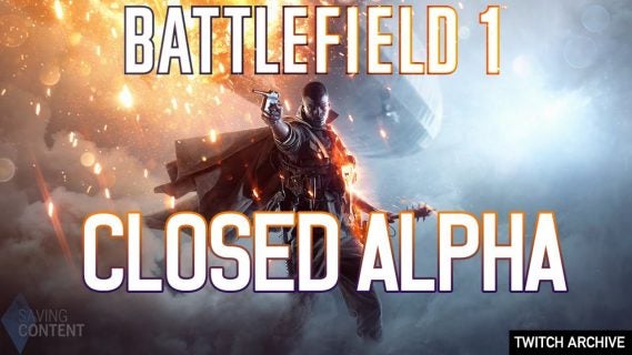 battlefield 1 closed alpha lives
