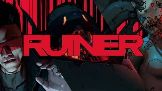 ruiner trailer goes over the bos