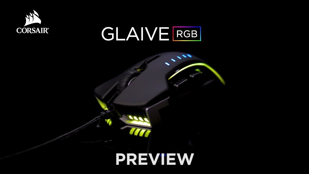 corsair glaive rgb gaming mouse