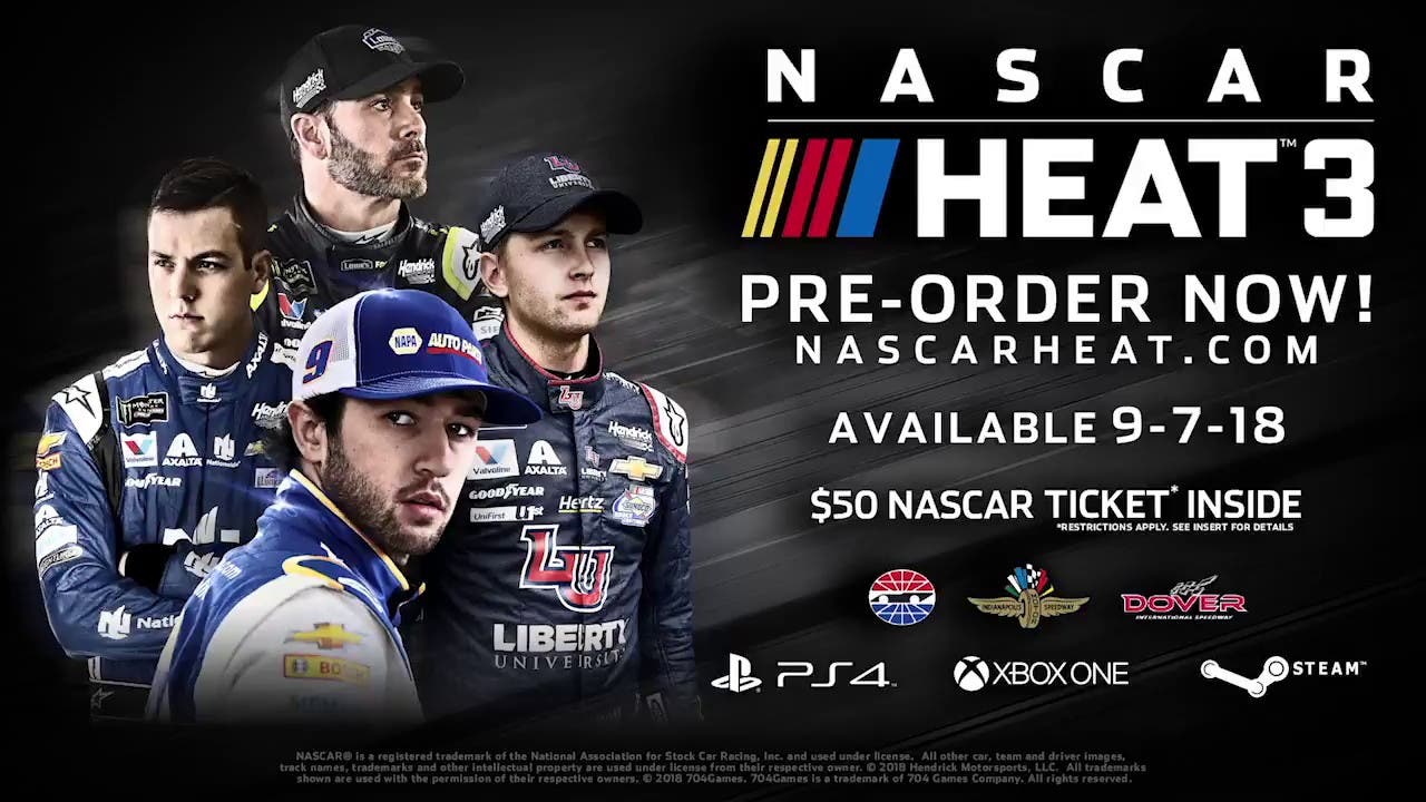 nascar heat 3 announced will rel