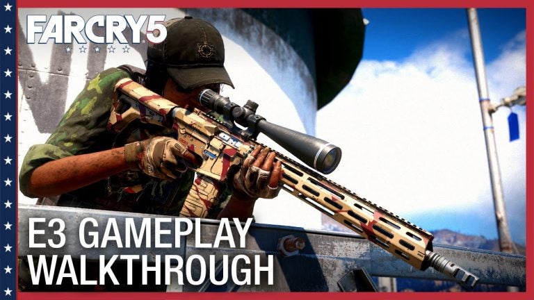 far cry 5 demoed on stage at ubi