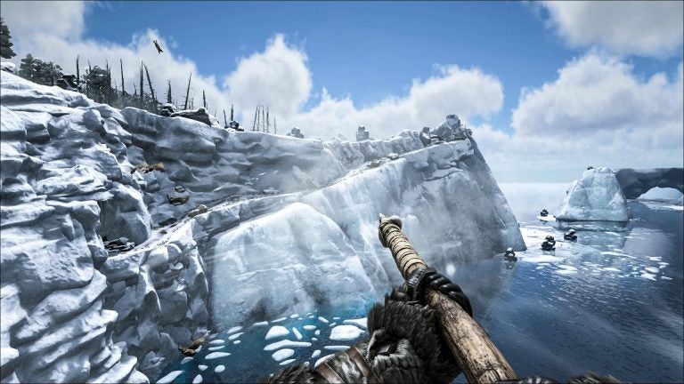 ark survival evolved gets snow a