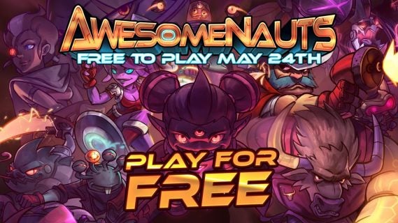 awesomenauts is going free to pl