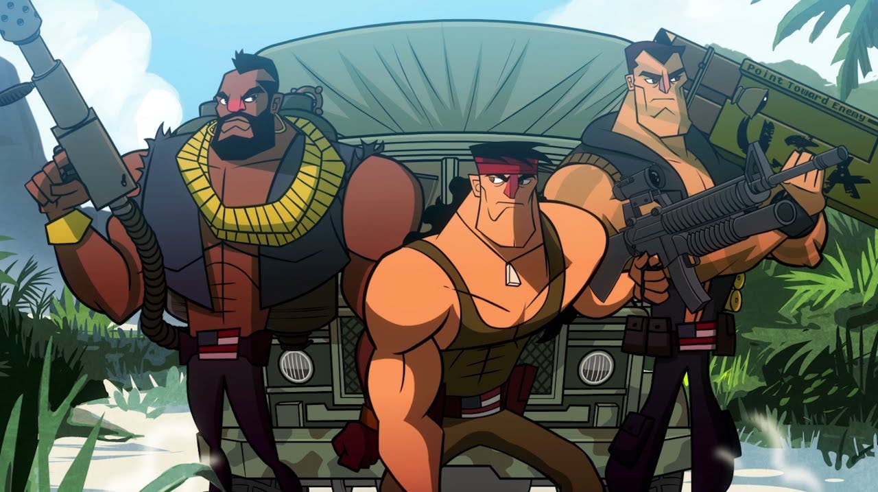 broforce explodes out of steam e