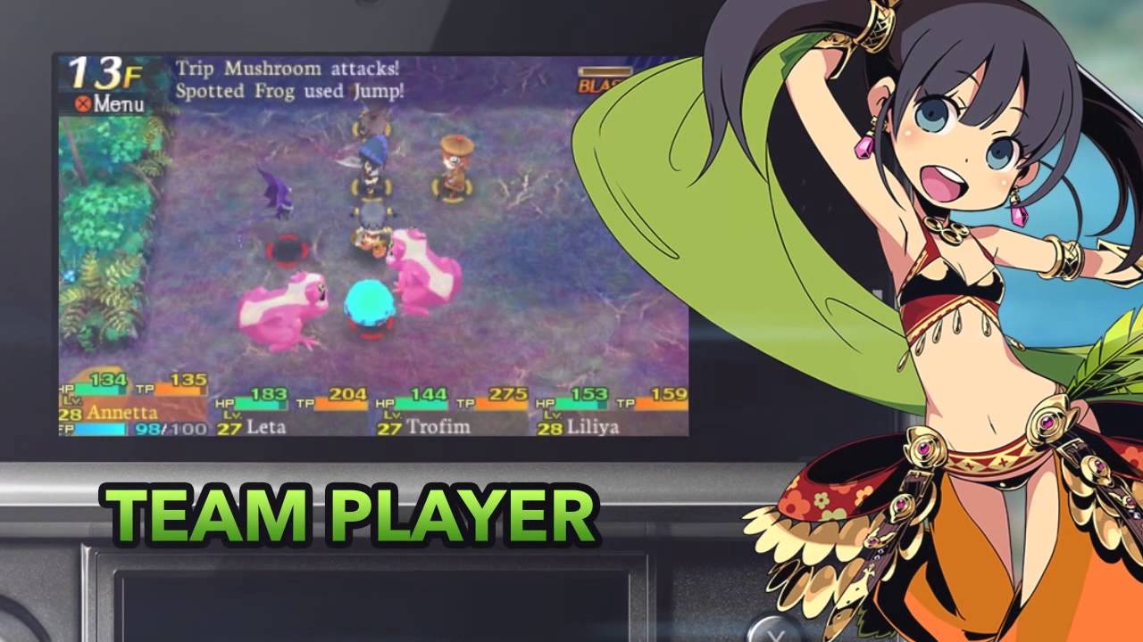 etrian mystery dungeons dancer i