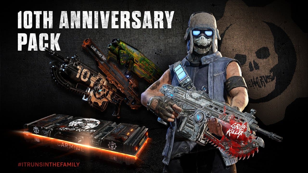 gears of war franchise celebrate