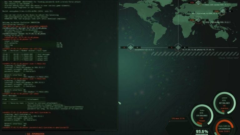 hacker evolution immersion gets