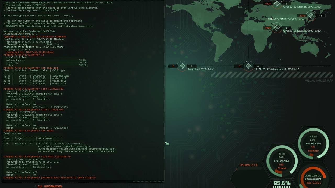 hacker evolution immersion gets