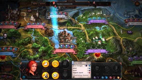 the witcher adventure game relea