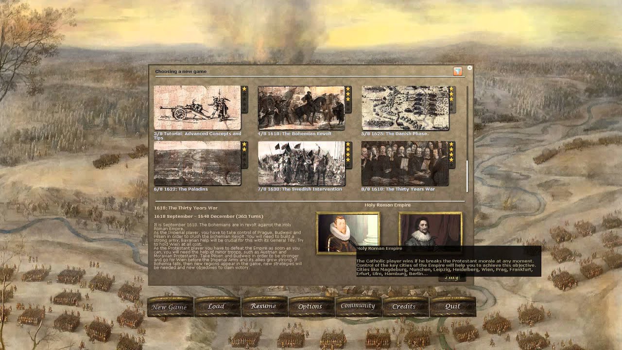 thirty years war is releasing on