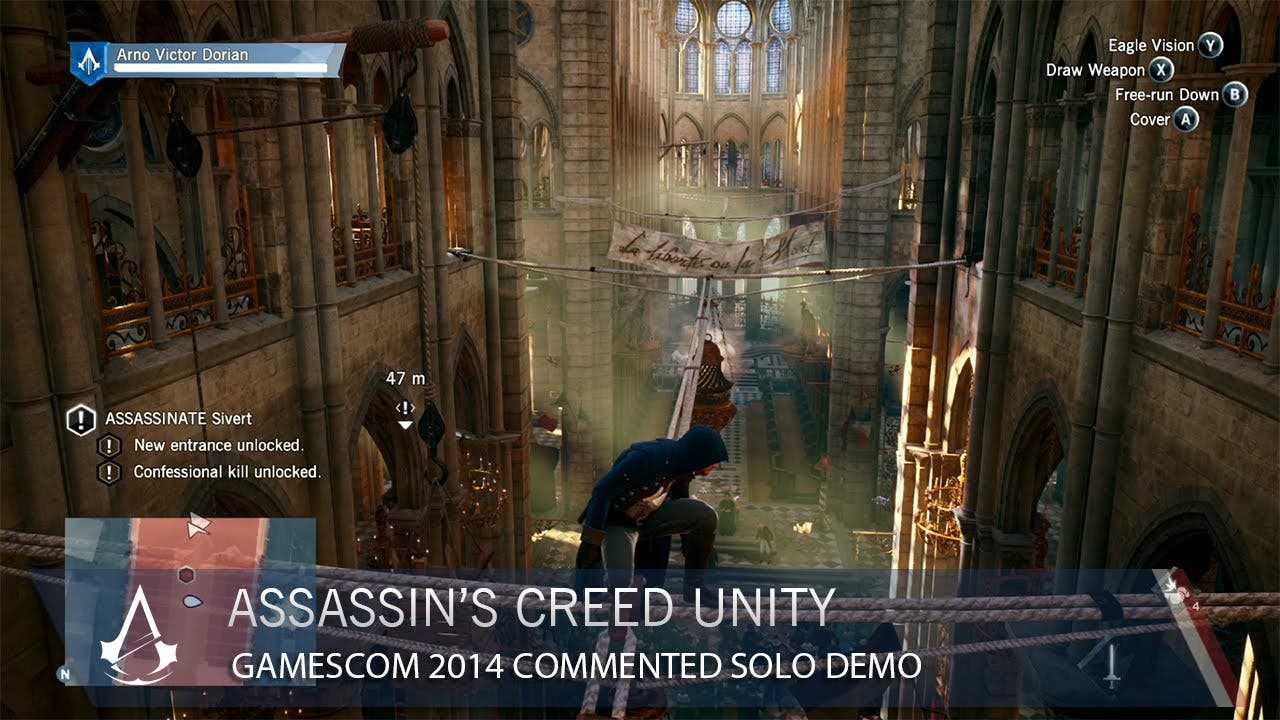 New Assassin's Creed: Unity Gameplay Trailer  Assassins creed unity, Assassin's  creed, Assassins creed series