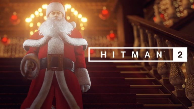 hitman 2 celebrates christmas wi