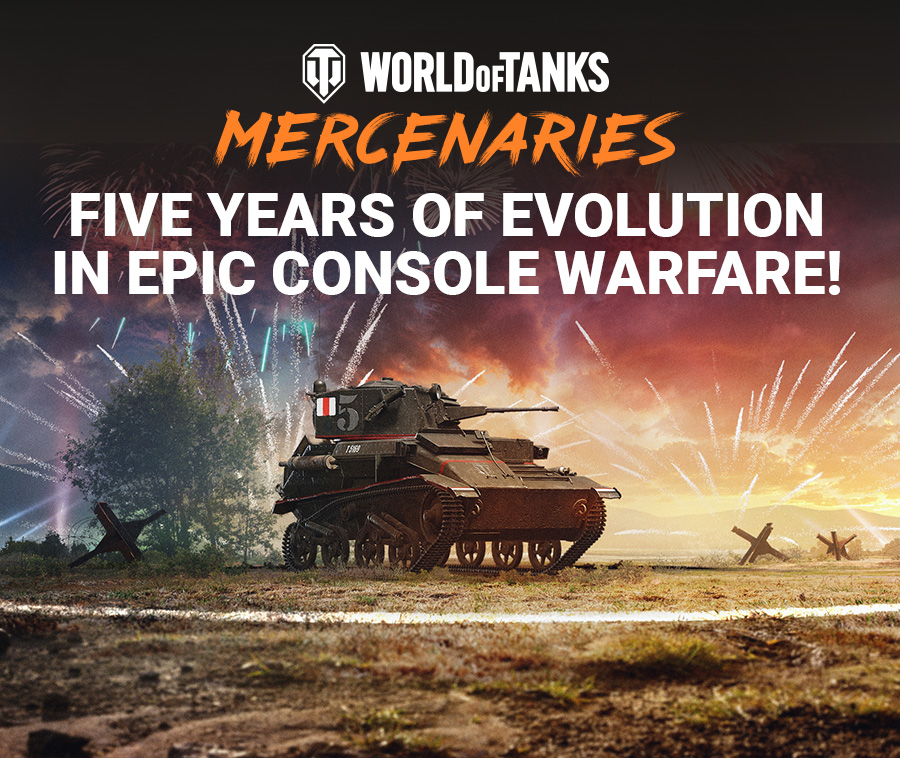 World of Tanks: Mercenaries celebrates 5th Anniversary on consoles with  special event and FREE tank - Saving Content