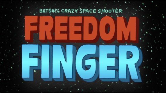 freedom finger is a shmup where