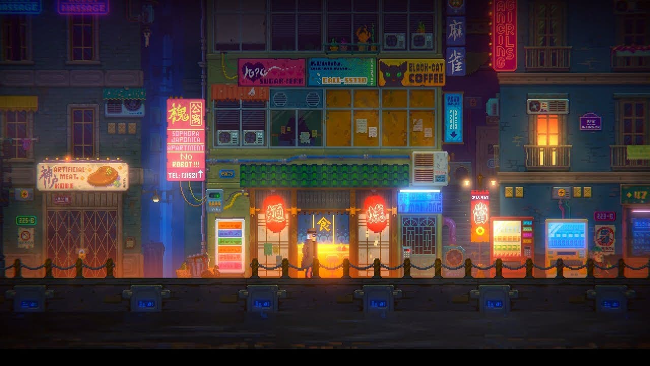 Steam Workshop::Cyberpunk - Animated Neon Pixel Art Background