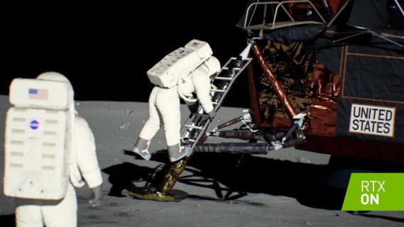 nvidia recreates apollo 11 moon