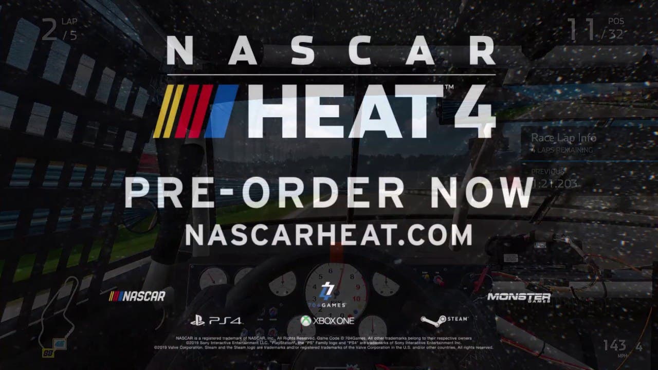 nascar heat 4 gameplay shows off