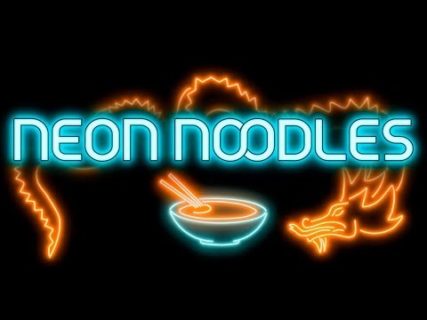 neon noodles cyberpunk kitchen a