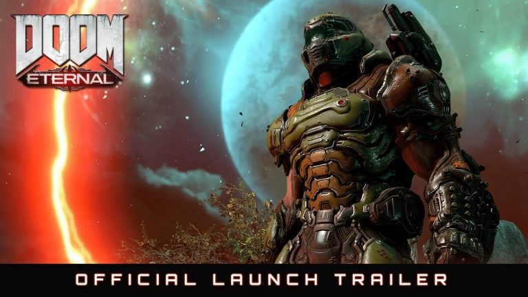 doom eternals launch trailer is