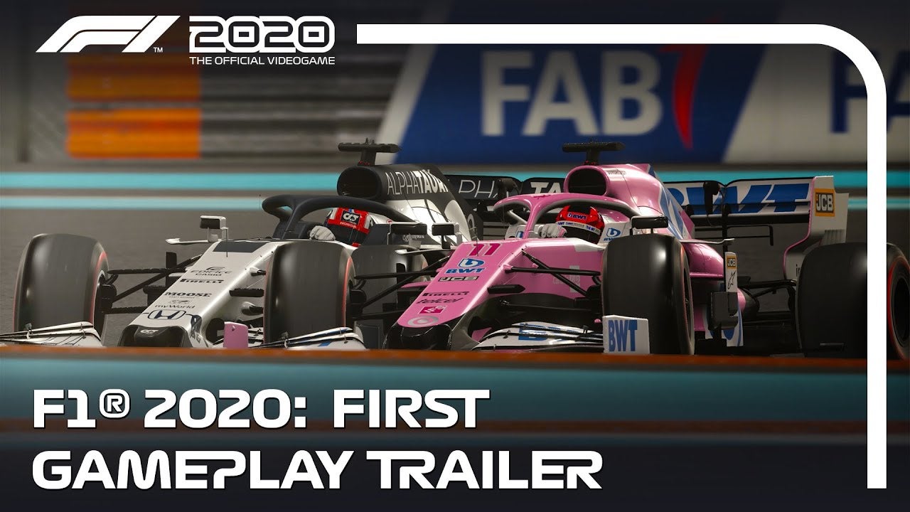 first gameplay trailer for f1 20