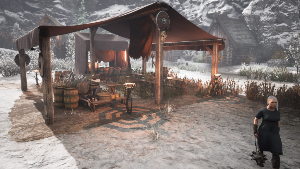 RUNE II receives new update in PTR today that reworks the entire first chapter with a new narrative and linear and better-focused design 16 Villager and mead tent 2