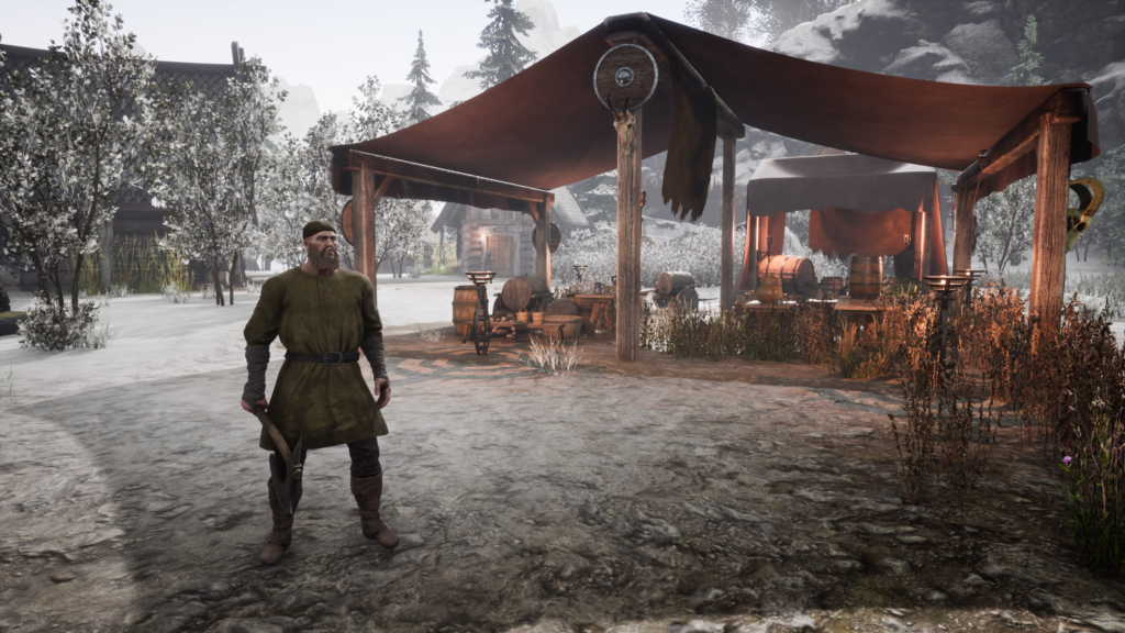 RUNE II receives new update in PTR today that reworks the entire first chapter with a new narrative and linear and better-focused design 19 Villager mead tent