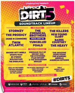 DIRT5 Soundtrack promo