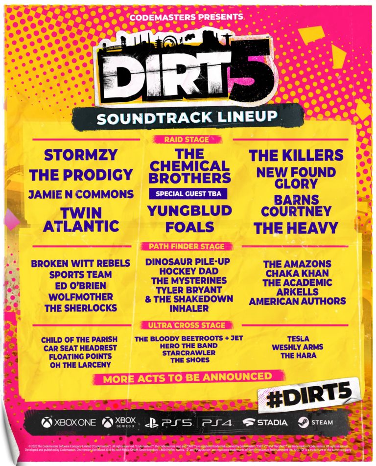 DIRT5 Soundtrack promo