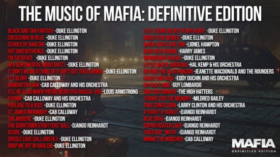 Mafia DE Track List 1920x1080