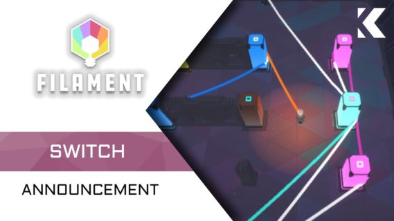 filament comes to switch with it