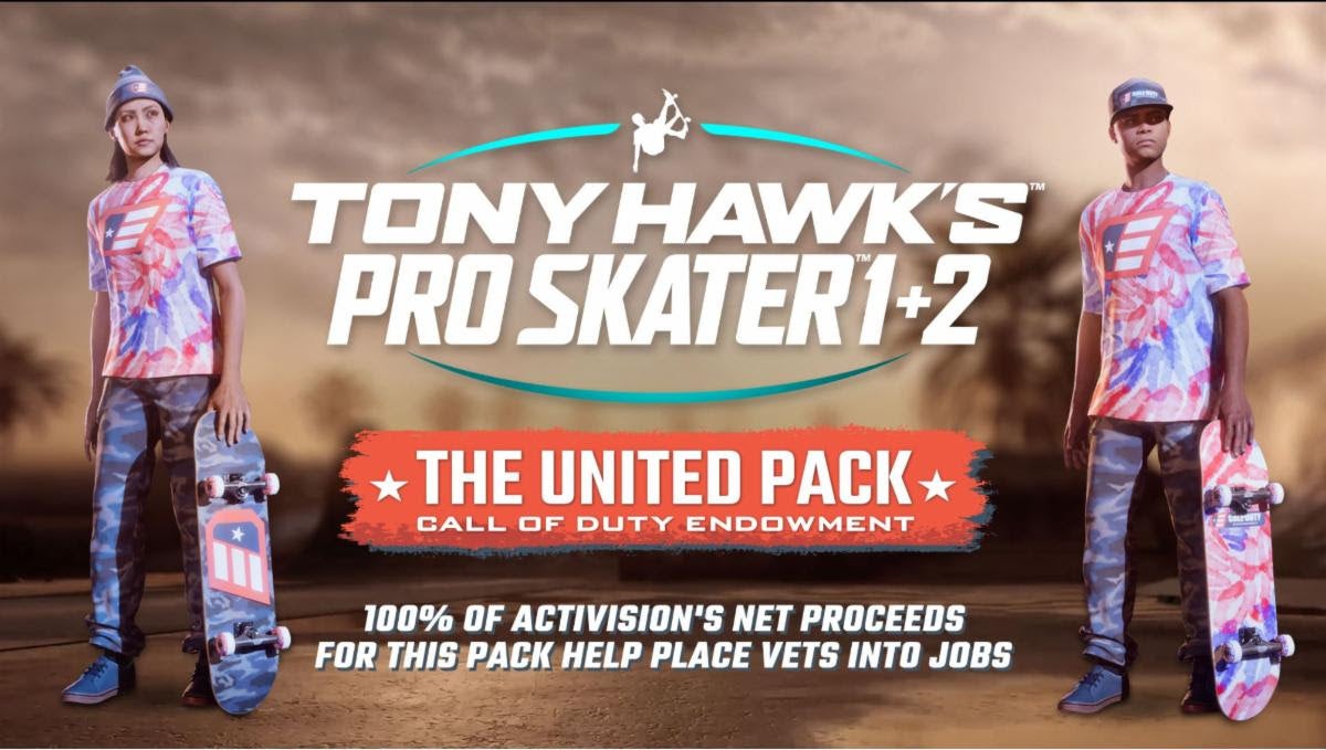 Support Veterans getting placed into jobs with Call of Duty Endowment (C.O.D.E.) United Pack in Tony Hawk’s Pro Skater 1 + 2 1 unnamed
