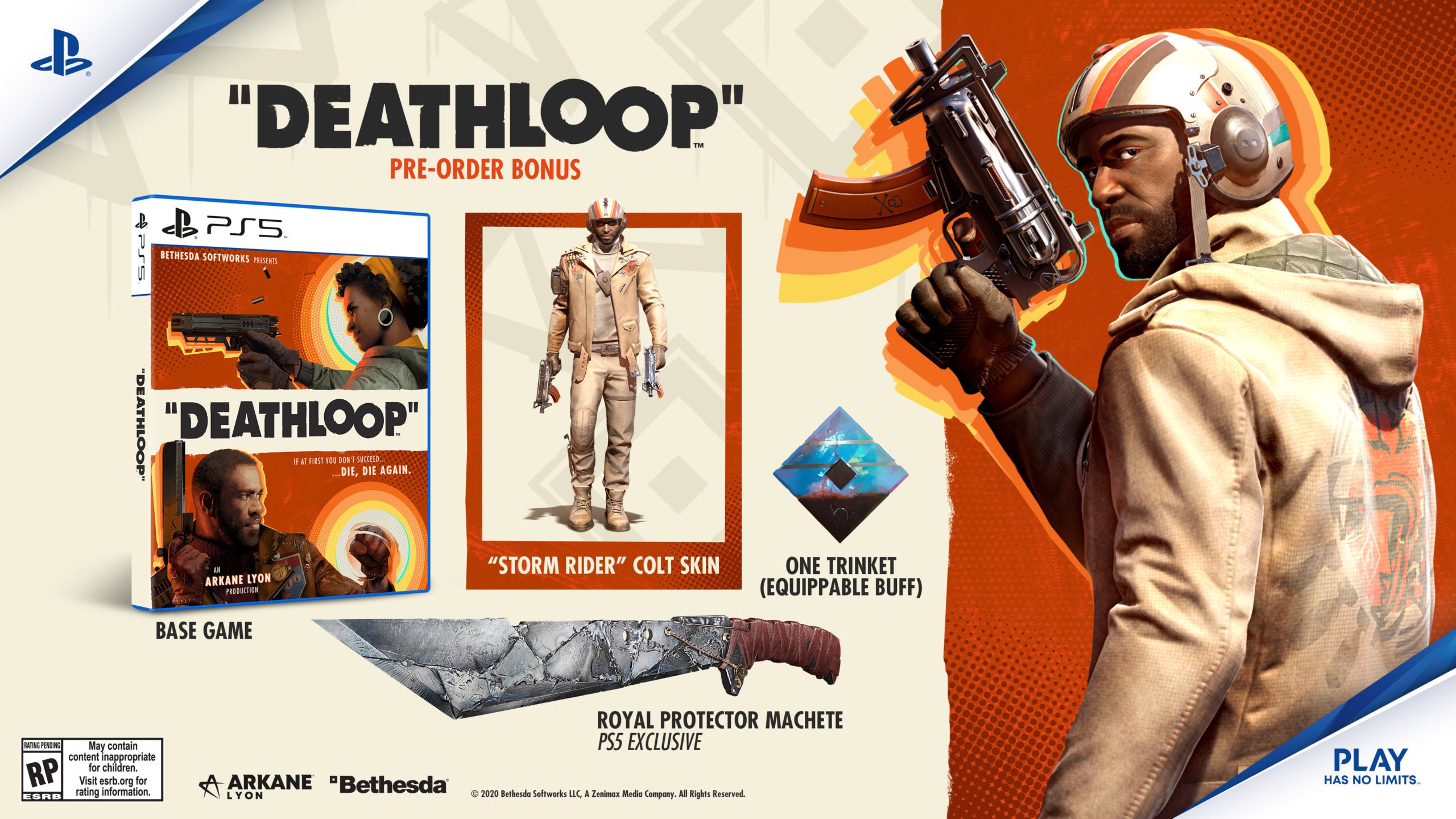 DEATHLOOP launches exclusively on console for PlayStation 5 and PC on May 21st, 2021 6 Deathloop Standard PreOrder Sony EN ESRB scaled