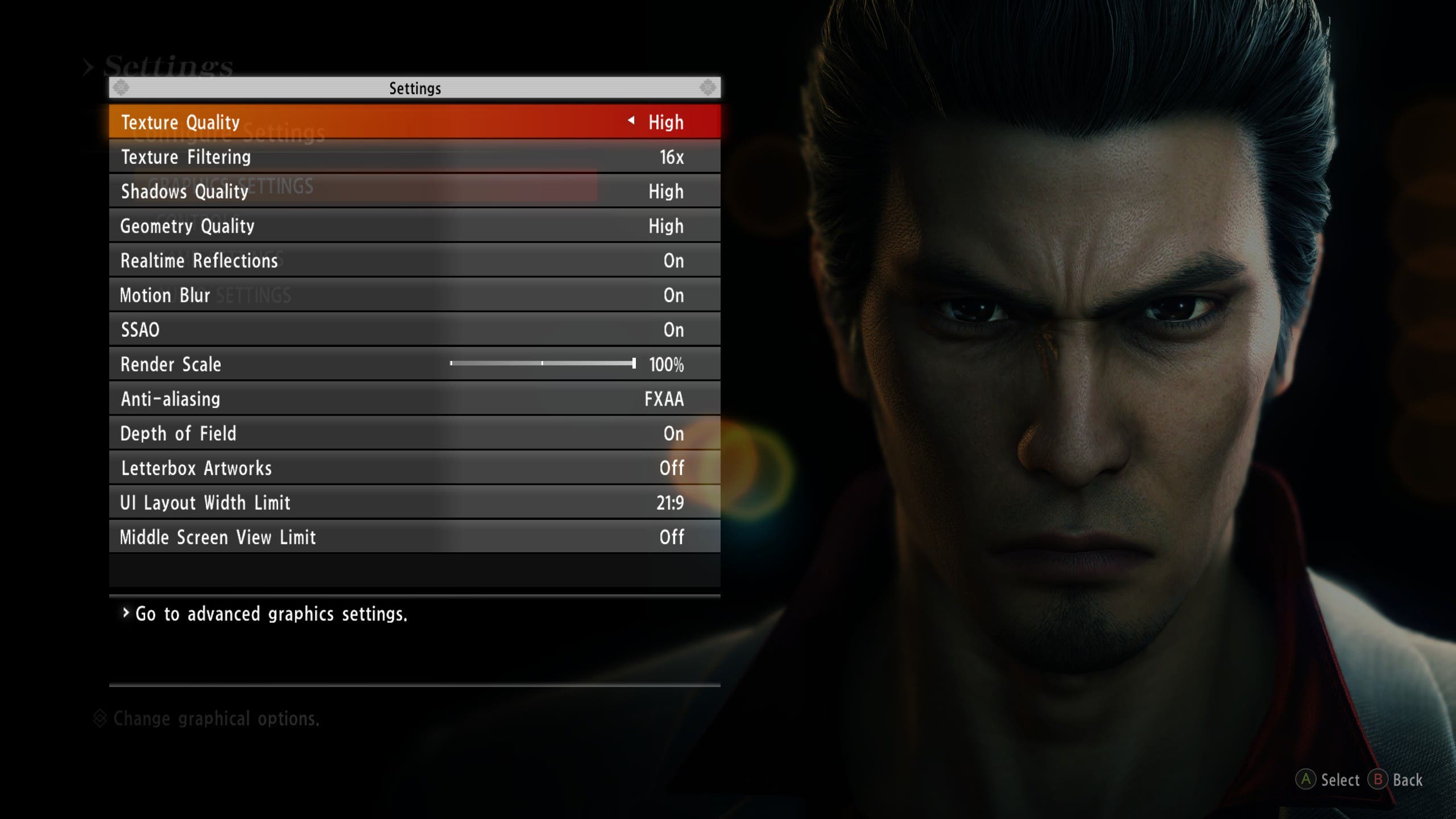 yakuza 6 pc settings 02