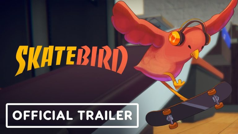 skatebird from glass bottom game